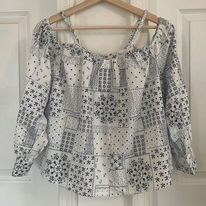 SHEIN COLD SHOULDER TOP